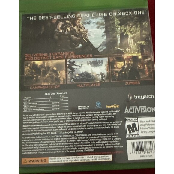 Call of Duty Black Ops III Game Xbox One - Picture 2 of 3
